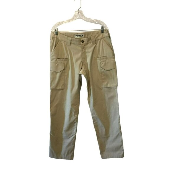 First Tactical V2 Ripstop Uniform Pants Women's Size 14 Large Tall in Tan 124011 - Picture 1 of 9